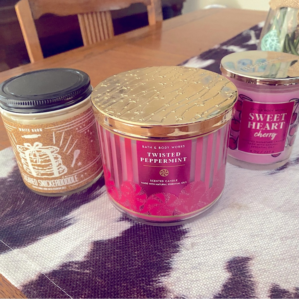 Bath and Body Works Candle bundle.
